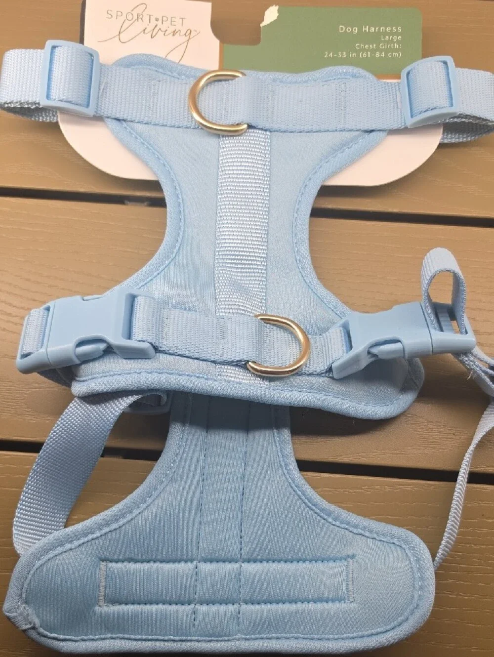 Light Blue Dog Harness